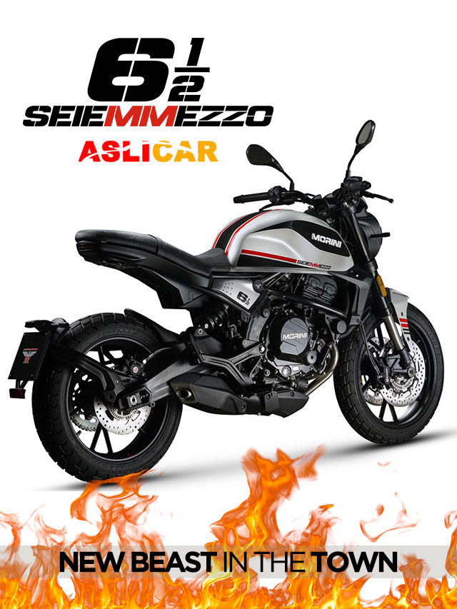 Motoromini  Seiemmezzo STR and SCR 6½ motorcycles.