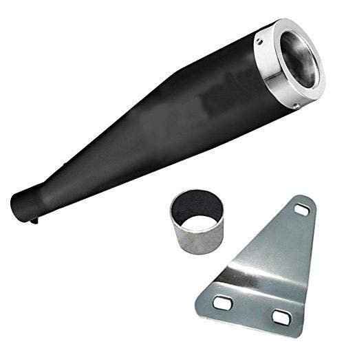 OZANGO Bike Cobra Exhaust Silencer Glasswool Bullet Silencer side with parts